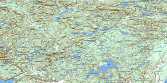 Lac De Pons Topo Map 022C05 at 1:50,000 scale - National Topographic System of Canada (NTS) - Toporama map
