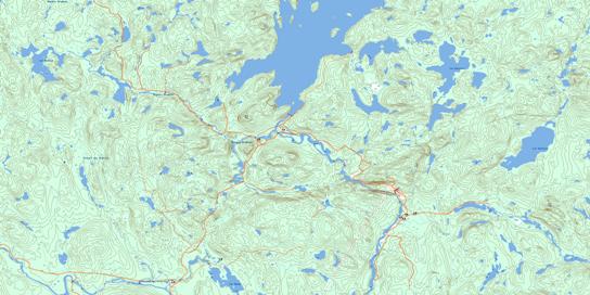 Chutes-Des-Passes Topo Map 022E14 at 1:50,000 scale - National Topographic System of Canada (NTS) - Toporama map