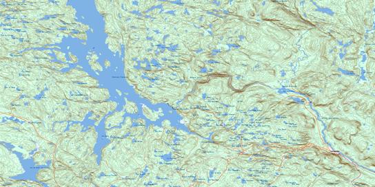 Labrieville Topo Map 022F05 at 1:50,000 scale - National Topographic System of Canada (NTS) - Toporama map