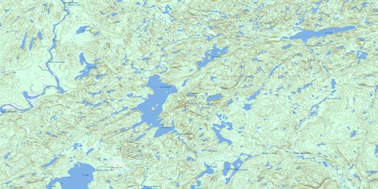 Lac Dissimieux Topo Map 022F13 at 1:50,000 scale - National Topographic System of Canada (NTS) - Toporama map