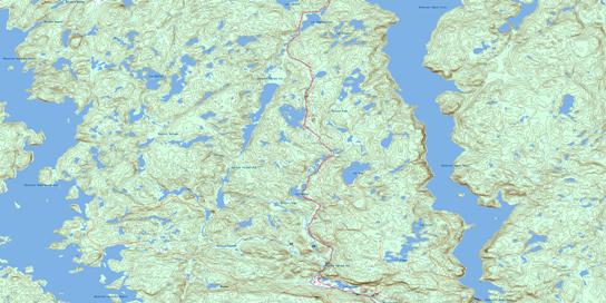 Riviere Vallant Topo Map 022F15 at 1:50,000 scale - National Topographic System of Canada (NTS) - Toporama map