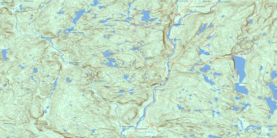 Lac Amariton Topo Map 022F16 at 1:50,000 scale - National Topographic System of Canada (NTS) - Toporama map