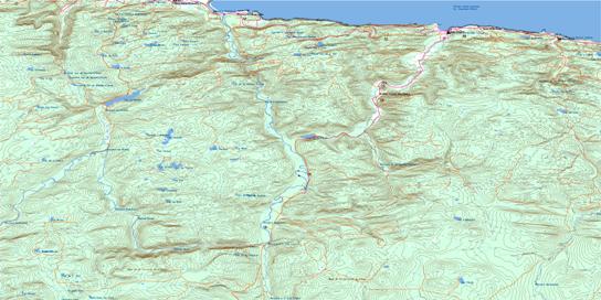 Grande-Vallee Topographic map 022H03 at 1:50,000 Scale