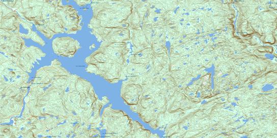 Lac Sainte-Anne Topo Map 022J04 at 1:50,000 scale - National Topographic System of Canada (NTS) - Toporama map