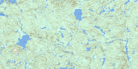 Lac Lemay Topo Map 022K09 at 1:50,000 scale - National Topographic System of Canada (NTS) - Toporama map
