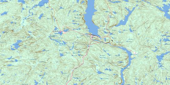 Lac De La Cache Topo Map 022K10 at 1:50,000 scale - National Topographic System of Canada (NTS) - Toporama map