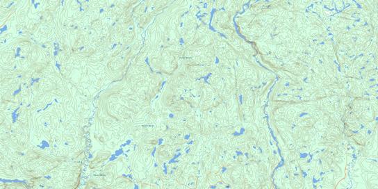 Riviere Durfort Topo Map 022L02 at 1:50,000 scale - National Topographic System of Canada (NTS) - Toporama map