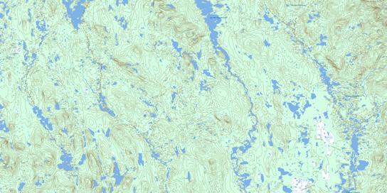 Lac Des Sept Milles Topo Map 022M02 at 1:50,000 scale - National Topographic System of Canada (NTS) - Toporama map