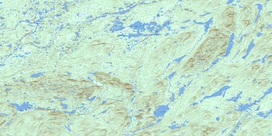 Lac Pambrun Topo Map 022M10 at 1:50,000 scale - National Topographic System of Canada (NTS) - Toporama map