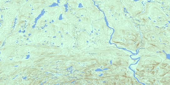 Riviere Tortueuse Topo Map 022N04 at 1:50,000 scale - National Topographic System of Canada (NTS) - Toporama map