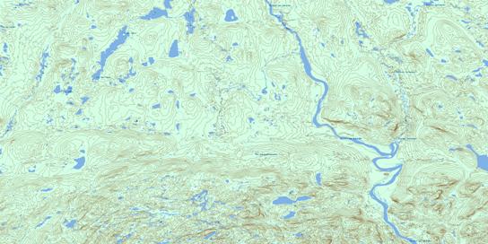 Riviere Tortueuse Topo Map 022N04 at 1:50,000 scale - National Topographic System of Canada (NTS) - Toporama map