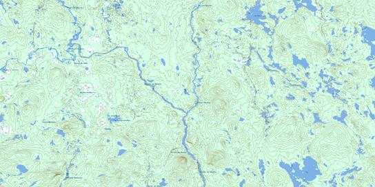 Riviere Du Hibou Topo Map 022N05 at 1:50,000 scale - National Topographic System of Canada (NTS) - Toporama map