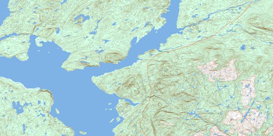 Riviere Hart Jaune Topo Map 022N09 at 1:50,000 scale - National Topographic System of Canada (NTS) - Toporama map