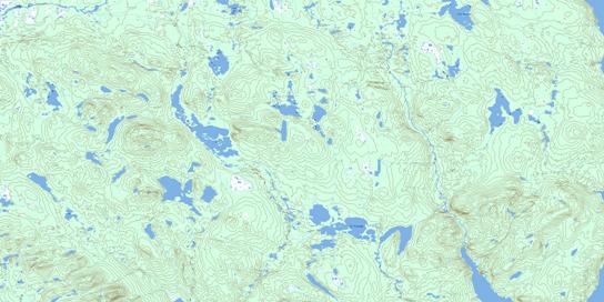 Lac Pecaudy Topo Map 022N15 at 1:50,000 scale - National Topographic System of Canada (NTS) - Toporama map