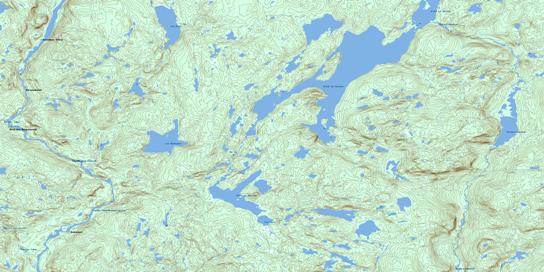 Grand Lac Germain Topographic map 022O02 at 1:50,000 Scale
