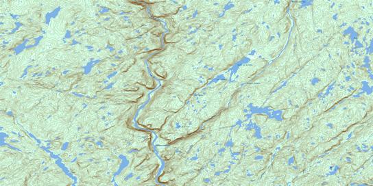 Grand Lac Au Sable Topo Map 022O08 at 1:50,000 scale - National Topographic System of Canada (NTS) - Toporama map
