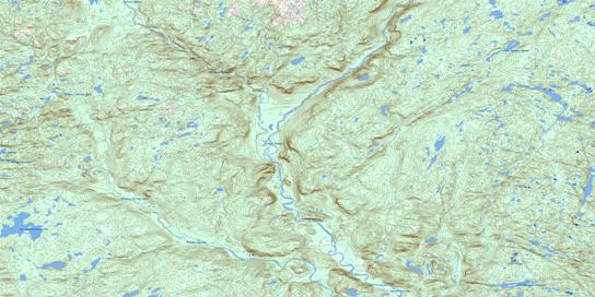 Riviere Poisset Topo Map 022P01 at 1:50,000 scale - National Topographic System of Canada (NTS) - Toporama map