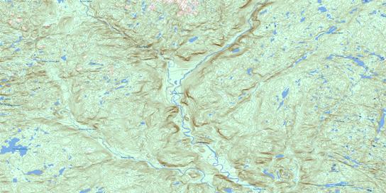 Riviere Poisset Topographic map 022P01 at 1:50,000 Scale