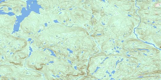 Lac A L'Aigle Topo Map 022P03 at 1:50,000 scale - National Topographic System of Canada (NTS) - Toporama map