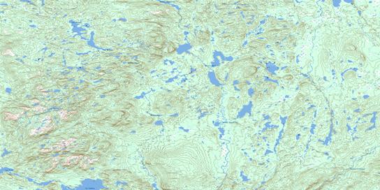Lacs Belmont Topo Map 022P10 at 1:50,000 scale - National Topographic System of Canada (NTS) - Toporama map