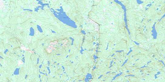 Seahorse Lake Topo Map 023A04 at 1:50,000 scale - National Topographic System of Canada (NTS) - Toporama map