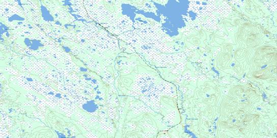 Riviere Embarrassee Topo Map 023A05 at 1:50,000 scale - National Topographic System of Canada (NTS) - Toporama map