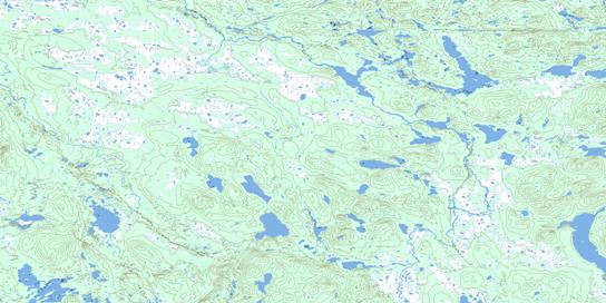 No Title Topo Map 023A06 at 1:50,000 scale - National Topographic System of Canada (NTS) - Toporama map