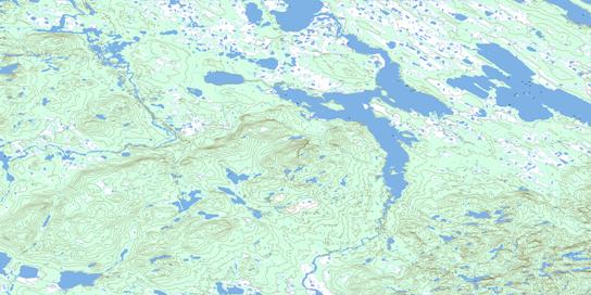 No Title Topo Map 023A07 at 1:50,000 scale - National Topographic System of Canada (NTS) - Toporama map