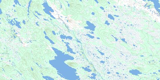 Riviere A La Fringue Topographic map 023A13 at 1:50,000 Scale