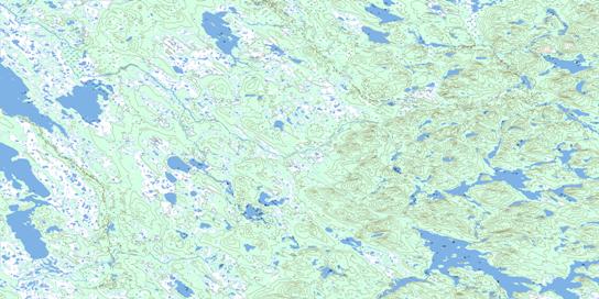 No Title Topo Map 023A16 at 1:50,000 scale - National Topographic System of Canada (NTS) - Toporama map