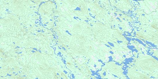 Lac Nore Topo Map 023B04 at 1:50,000 scale - National Topographic System of Canada (NTS) - Toporama map