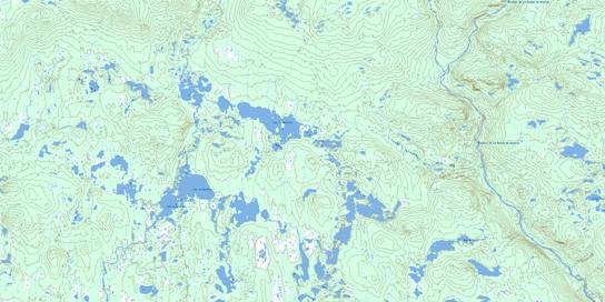 Lac Griffon Topographic map 023C02 at 1:50,000 Scale