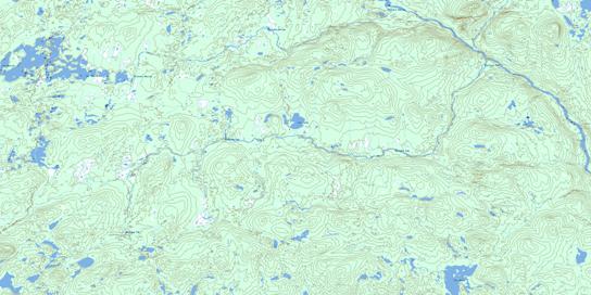 Lac Marsac Topo Map 023C04 at 1:50,000 scale - National Topographic System of Canada (NTS) - Toporama map
