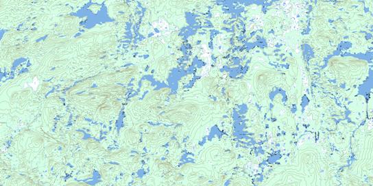 Lac Despinolles Topo Map 023C11 at 1:50,000 scale - National Topographic System of Canada (NTS) - Toporama map
