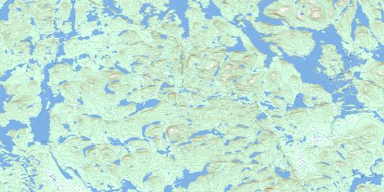 Lac Goupil Topo Map 023C16 at 1:50,000 scale - National Topographic System of Canada (NTS) - Toporama map