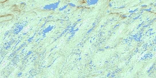 Lac Laparre Topographic map 023D04 at 1:50,000 Scale