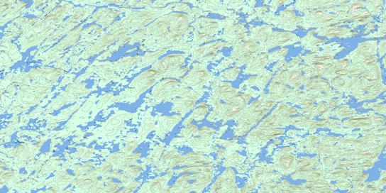 Lac Dumesnil Topo Map 023E01 at 1:50,000 scale - National Topographic System of Canada (NTS) - Toporama map