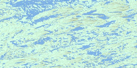 Lac Dalmas Topo Map 023E05 at 1:50,000 scale - National Topographic System of Canada (NTS) - Toporama map