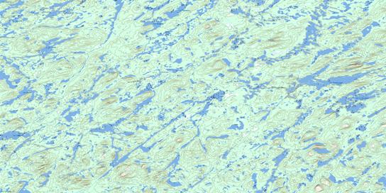 Lac Montbrillant Topographic map 023E08 at 1:50,000 Scale