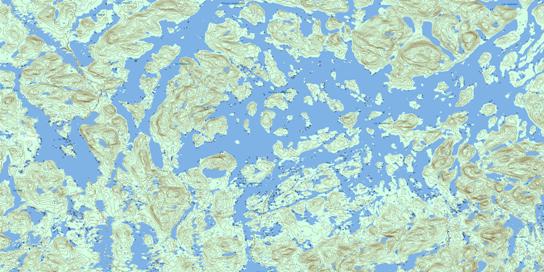 Lac Jaquis Topo Map 023F01 at 1:50,000 scale - National Topographic System of Canada (NTS) - Toporama map