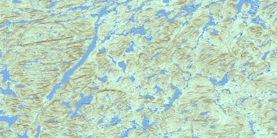 Lac Bruyeres Topo Map 023F04 at 1:50,000 scale - National Topographic System of Canada (NTS) - Toporama map