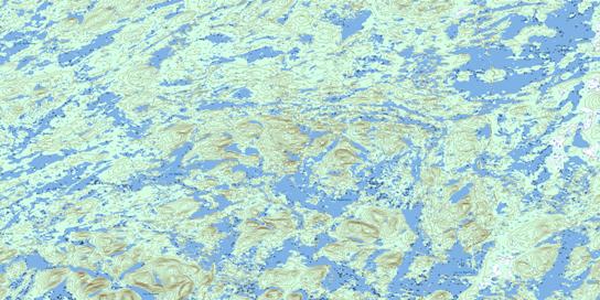 Lac Ternay Topo Map 023F06 at 1:50,000 scale - National Topographic System of Canada (NTS) - Toporama map
