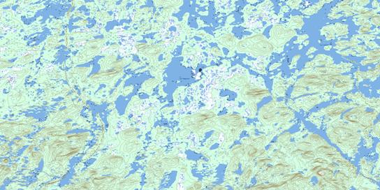 Lac Maggiolo Topo Map 023F07 at 1:50,000 scale - National Topographic System of Canada (NTS) - Toporama map