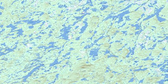 Lac Marquiset Topo Map 023F11 at 1:50,000 scale - National Topographic System of Canada (NTS) - Toporama map