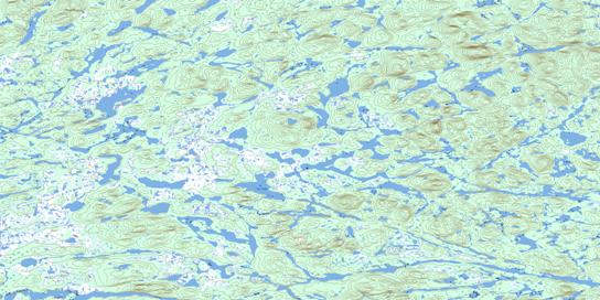 Lac Comte Topographic map 023F16 at 1:50,000 Scale