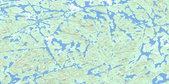 Lac Kerbodot Topo Map 023G05 at 1:50,000 scale - National Topographic System of Canada (NTS) - Toporama map