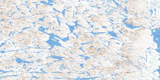 Milner Lake Topo Map 023G15 at 1:50,000 scale - National Topographic System of Canada (NTS) - Toporama map
