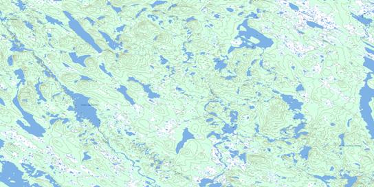 Riviere Aux Poissons Topographic map 023H03 at 1:50,000 Scale