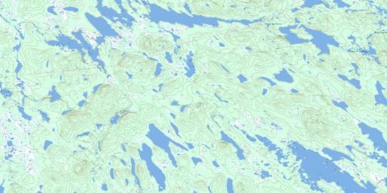 No Title Topo Map 023H04 at 1:50,000 scale - National Topographic System of Canada (NTS) - Toporama map