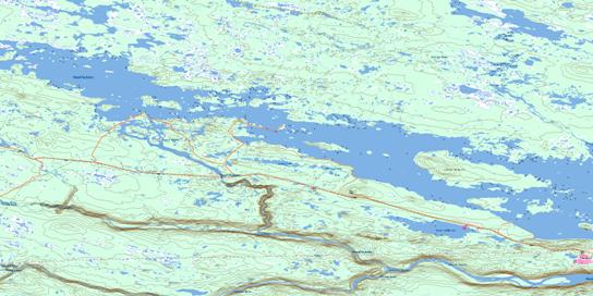 Churchill Falls Topographic map 023H09 at 1:50,000 Scale